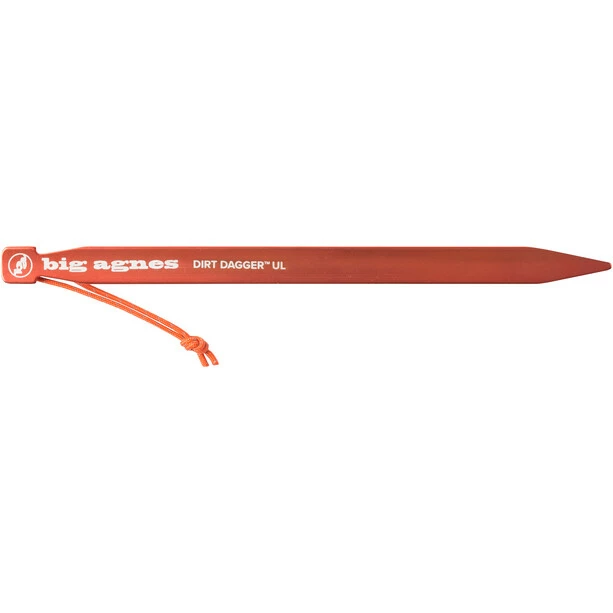 Big Agnes Dirt Dagger UL Tent Stakes 10" Pack of 30 orange 3 Big Agnes Dirt Dagger UL Tent Stakes 10" Pack of 30 orange