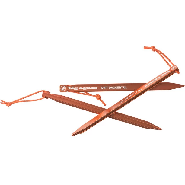 Big Agnes Dirt Dagger UL Tent Stakes 7.5" Pack of 30 orange 4 Big Agnes Dirt Dagger UL Tent Stakes 7.5" Pack of 30 orange - Image 2