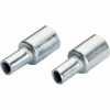 CAMPZ End Caps for glass fibre poles 11mm Set of 2 silber