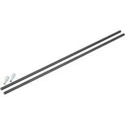 CAMPZ Glass Fibre Pole with pin 9mm x 0,55m black
