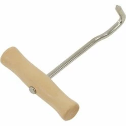 CAMPZ Peg Extractor with Wooden Handle beige/silver
