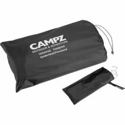 CAMPZ Universal Footprint for Gelderland/Flevoland black -Tent Attachment Sales campz universal footprint for gelderland flevoland grey 4