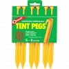 Coghlans ABS Tent Pegs 15cm 6-Pack yellow -Tent Attachment Sales coghlans zelthering abs 15cm 6er pack gelb 1