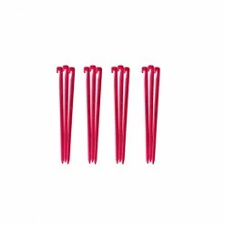 Ferrino Pegs Superlight 12 Pieces red