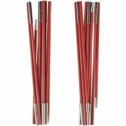 Ferrino X3 Fiberglass Poles 7,9mm red