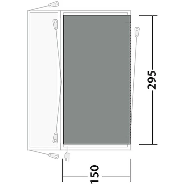 Outwell Lakecrest Flat Woven Carpet grey 5 Outwell Lakecrest Flat Woven Carpet grey - Image 3