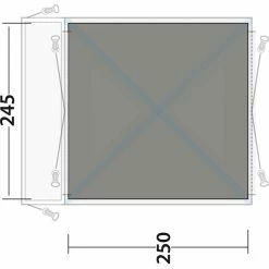 Outwell Milestone Flat Woven Carpet Dash/Shade grey -Tent Attachment Sales outwell milestone dash shade flat woven carpet 3