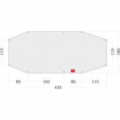 Tatonka PE Alaska 3 Floor Sheet 435x115/185cm