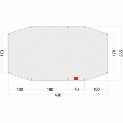 Tatonka PE Alaska 3DLX Floor Sheet 610x170/235cm
