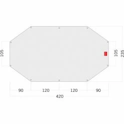 Tatonka PE Buffin 4 Floor Sheet 495x105/235cm